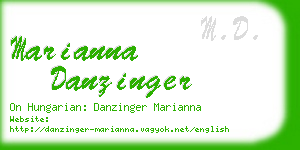 marianna danzinger business card